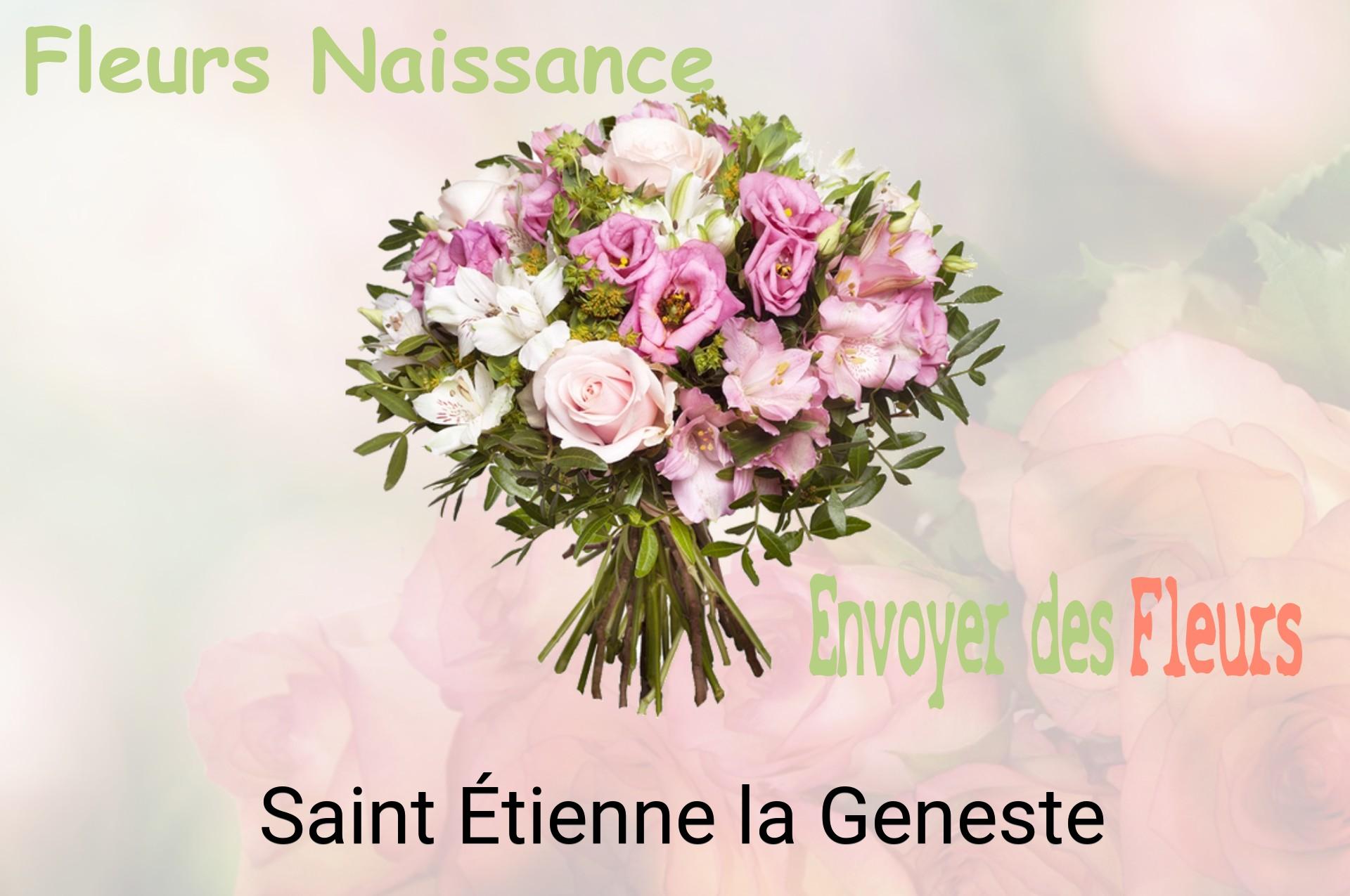 Bouquet de fleurs de naissance livré à Saint-Étienne-la-Geneste